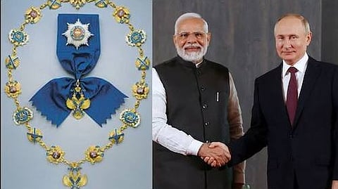റഷ്യയുടെ പരമോന്നത സിവിലിയൻ ബഹുമതി പ്രധാനമന്ത്രി മോദി ഇന്ന് ഏറ്റുവാങ്ങും