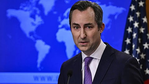 യുഎസ് സ്റ്റേറ്റ് ഡിപ്പാർട്ട്മെൻ്റ് വക്താവ് മാത്യു മില്ലർ