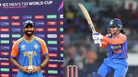 ഇന്ത്യൻ ക്രിക്കറ്റിന് ഇരട്ടി മധുരം; ജൂണിലെ ഐസിസിയുടെ മികച്ച താരങ്ങളായി സ്മൃതിയും ബുമ്രയും