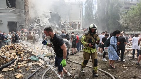 'റഷ്യൻ ക്രൂരതയുടെ ഭയാനകമായ ഓർമപ്പെടുത്തൽ'; കീവ് അക്രമണത്തിൽ അപലപിച്ച് ജോ ബൈഡൻ