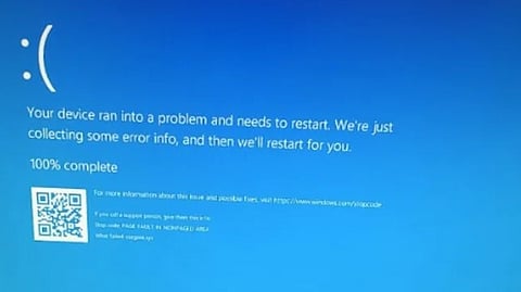 ക്രൗഡ്സ്ട്രൈക്ക് അപ്ഡേറ്റ്: ലോകമെങ്ങും വിൻഡോസ് പണിമുടക്കി