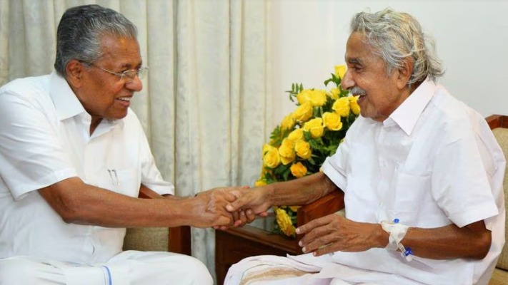 "എനിക്കതീവദൂരമുണ്ട് അവിശ്രമം നടക്കുവാൻ"; ഉമ്മൻ ചാണ്ടി അനുസ്മരണ ചടങ്ങിൽ റോബർട്ട് ഫ്രോസ്റ്റിൻ്റെ കവിത ഉദ്ധരിച്ച് മുഖ്യമന്ത്രി