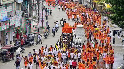 കാൻവാർ തീർഥാടനയാത്രയുടെ ദൃശ്യങ്ങൾ