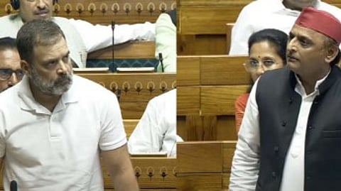 രാഹുൽ ഗാന്ധിയും അഖിലേഷ് യാദവും