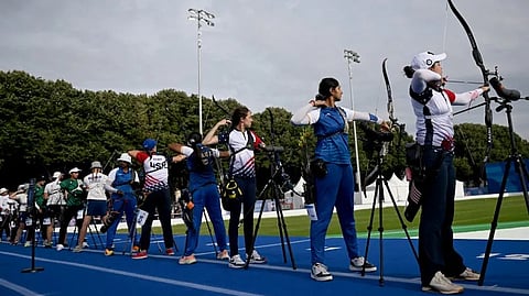 പാരീസ് ഒളിംപിക്സ് 2024: അമ്പെയ്ത്തിൽ ഇന്ത്യൻ വനിതാ ടീം ക്വാർട്ടർ ഫൈനലിൽ