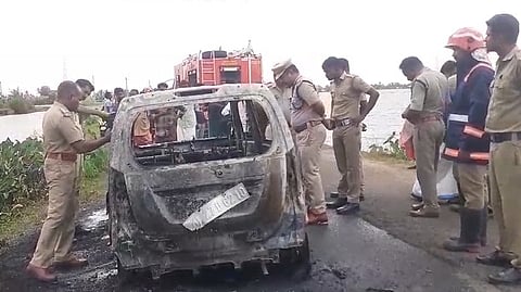 പത്തനംതിട്ട തിരുവല്ലയിൽ കാറിന് തീപിടിച്ച് ദമ്പതികൾ മരിച്ച സംഭവം ആത്മഹത്യയെന്ന് പൊലീസ്