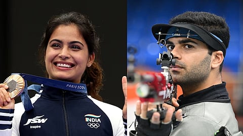 വീണ്ടും മെഡൽ പ്രതീക്ഷയേകി മനു ഭാക്കർ; നാലാം സ്ഥാനം കൊണ്ട് തൃപ്തിപ്പെട്ട് അർജുൻ ബബുത