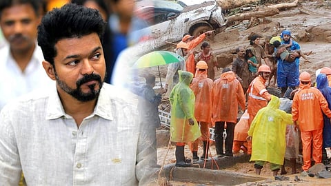 അഗാധമായ ദുഃഖം; വയനാട്ടില് ദുരിതാശ്വാസ നടപടികള് യുദ്ധകാലാടിസ്ഥാനത്തിലാക്കണം: വിജയ്