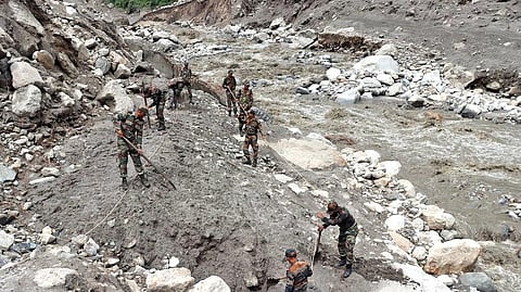 ഹിമാചലിലെ പ്രളയം: രക്ഷാപ്രവർത്തനം ദുഷ്കരം; പ്രദേശത്ത് അതീവ ജാഗ്രത നിർദേശം