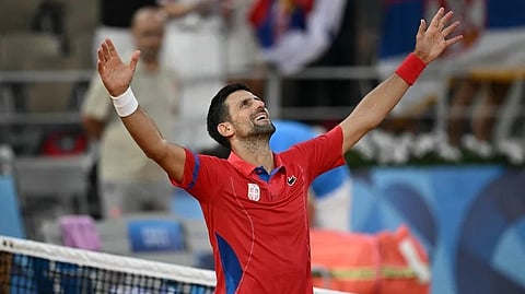 ഗോൾഡൻ സ്ലാം സ്വന്തമാക്കി ജോക്കോവിച്ച്! അൽക്കരാസിനെ തോൽപ്പിച്ച് ആദ്യ ഒളിംപിക് സ്വർണ മെഡൽ