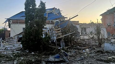 യുക്രെയ്ൻ ആക്രമണത്തിൻ്റെ ദൃശ്യങ്ങൾ