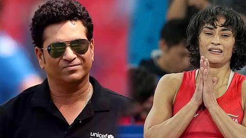 'വെള്ളി മെഡലിന് വിനേഷ് ഫോഗട്ടിന് അര്ഹതയുണ്ട്'; പിന്തുണച്ച് സച്ചിന് ടെന്ഡുല്ക്കര്