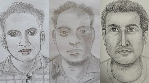 പൊലീസ് തയ്യാറാക്കിയ രേഖാ ചിത്രം