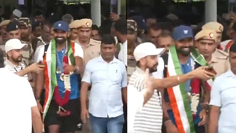 ഒളിംപ്യൻമാർക്ക് ഡൽഹിയിൽ രാജകീയ വരവേൽപ്പ്; താരമായി മലയാളികളുടെ ശ്രീജേഷ്