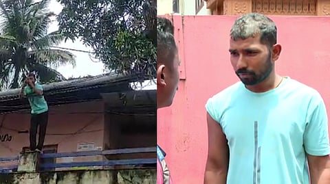 മൊട്ടു സൂചിയും കല്ലും വായിലിട്ടു, വൈദ്യുതി ലൈൻ കഴുത്തിൽ മുറുക്കി; ശ്രീകാര്യത്ത് ജീവനൊടുക്കാൻ ശ്രമിച്ച് ഇതര സംസ്ഥാന തൊഴിലാളി