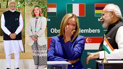 മോദിക്കും ഇന്ത്യക്കാർക്കും സ്വാതന്ത്ര്യ ദിനാശംസകൾ നേർന്ന് ഇറ്റാലിയൻ പ്രധാനമന്ത്രി ജോർജിയ മെലോണി