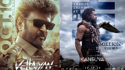 ക്ലാഷ് റിലീസിന് ഒരുങ്ങി വേട്ടയ്യനും കങ്കുവയും; കേരളത്തിലെത്തിക്കാന് ശ്രീ ഗോകുലം മൂവീസ്