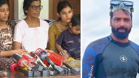 ഡൈവിങ്ങിന് അനുമതി കിട്ടുന്നില്ല, ഡ്രഡ്ജിങ്ങ് മെഷീനും വേണം; അർജുന്റെ കുടുംബത്തോട് ഈശ്വർ മാല്പെ