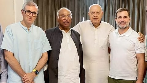 ജമ്മു കശ്മീർ തെരഞ്ഞെടുപ്പ്: നാഷണൽ കോൺഫറൻസും കോൺഗ്രസും സഖ്യം ചേരും