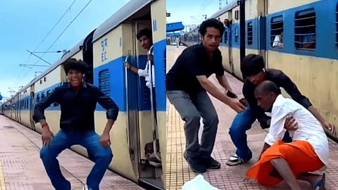 റെയിൽവേ സ്റ്റേഷനിലെ റീൽസ് ഷൂട്ടിങ്ങിൽ വൻ ട്വിസ്റ്റ്; ചീത്ത വിളിക്കാൻ വരുന്നവർ കയ്യടിക്കും | VIDEO