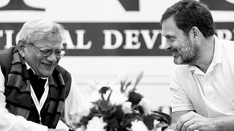 ഇന്ത്യയെന്ന ആശയത്തിന്റെ സംരക്ഷകന്; നഷ്ടമായത് സുഹൃത്തിനെ; യെച്ചൂരിയുടെ വിയോഗത്തില് അനുശോചിച്ച് രാഹുല് ഗാന്ധി