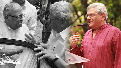 സീതാറാം യെച്ചൂരി-വി.എസ് അച്യുതാനന്ദന്; അസാധാരണമായിരുന്നു ആ രാഷ്ട്രീയ ബന്ധം