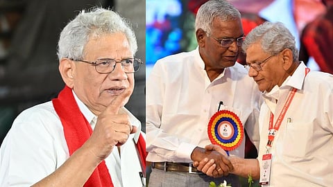 യെച്ചൂരി സമകാലിക കമ്യൂണിസ്റ്റ് പ്രസ്ഥാനത്തിലെ ഉജ്ജ്വലനായ നേതാവ്; വിയോഗത്തില് ഞാന് ദുഃഖിതന്: ഡി രാജ