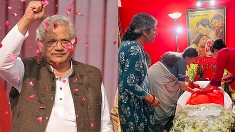 പ്രിയ സഖാവിന് അന്ത്യാഞ്ജലി... സീതാറാം യെച്ചൂരിക്ക് ഇന്ന് അവസാന യാത്രയയപ്പ്, എകെജി ഭവനിൽ പൊതുദർശനം