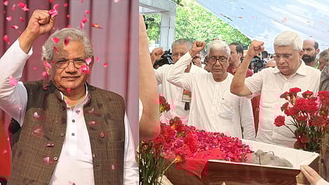 സഖാവ് ഇനി പാഠപുസ്തകം, മൃതദേഹം എയിംസിന്; അന്ത്യ യാത്രയിൽ അനുഗമിച്ച് വൻ ജനാവലി