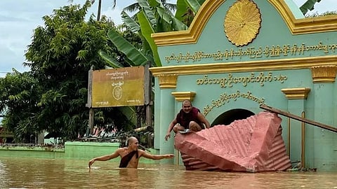 യാഗി ചുഴലിക്കാറ്റ്: മ്യാൻമറിലുണ്ടായ വെള്ളപ്പൊക്കത്തെ തുടർന്ന് പാലായനം ചെയ്തത് രണ്ടു ലക്ഷത്തിലേറെ പേർ