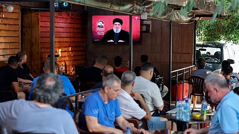 ഇസ്രയേൽ ആക്രമണങ്ങളിൽ തളരില്ല, ലെബനൻ്റെ അതിർത്തി കടന്നുള്ള ആക്രമണങ്ങൾ യുദ്ധപ്രഖ്യാപനം: ഹിസ്ബുള്ള തലവൻ