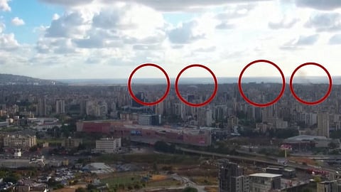 ലെബനനിലേക്ക് ഇസ്രയേലിന്റെ റോക്കറ്റ് ആക്രമണം; 100ലധികം റോക്കറ്റുകൾ ഉപയോഗിച്ചതായി വെളിപ്പെടുത്തല്