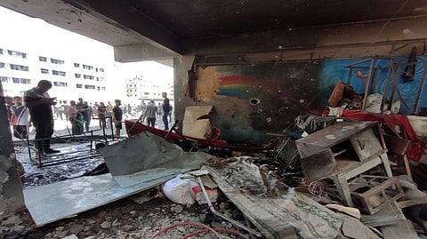 ഗാസയില് വീണ്ടും സ്കൂളിനു നേരെ വ്യോമാക്രമണം; 7 പേർ കൊല്ലപ്പെട്ടു, 19 പേർക്ക് പരുക്കേറ്റു