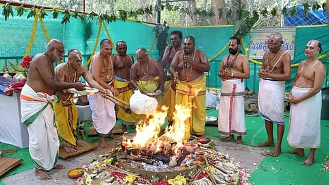 തിരുപ്പതി ലഡു വിവാദം: ശുദ്ധികലശം നടത്തി ക്ഷേത്ര പുരോഹിതർ