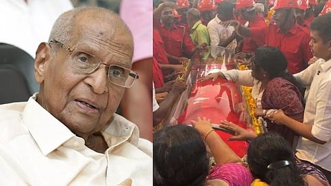 പൊതുദര്ശനം അലങ്കോലപ്പെടുത്താന് ശ്രമിച്ചതിനു പിന്നില് ബിജെപിയിലെയും ആര്എസ്എസിലെയും ചിലര്: ലോറന്സിന്റെ മകന്