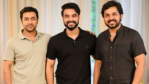 നടനാകാൻ ആഗ്രഹിച്ച് നടന്ന വർഷങ്ങളിൽ, ഇരുവരും അവരുടേതായ രീതികളിൽ പ്രചോദനം നൽകിയിട്ടുണ്ട്: സൂര്യയ്ക്കും കാർത്തിക്കുമൊപ്പമുള്ള ചിത്രം പങ്കുവെച്ച് ടോവിനോ