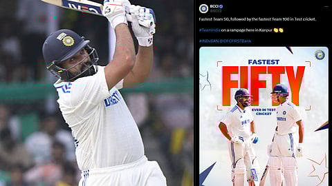 കാൺപൂരിൽ 'ഇന്ത്യൻ കൊടുങ്കാറ്റ്'; ടെസ്റ്റ് ക്രിക്കറ്റിൽ തവിടുപൊടിയായ റെക്കോർഡുകൾ ഇവയാണ്