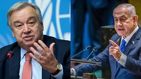 ഇറാന്റെ മിസൈൽ ആക്രമണത്തില് അപലപിച്ചില്ല; യുഎന് സെക്രട്ടറി ജനറലിന് പ്രവേശന വിലക്കേർപ്പെടുത്തി ഇസ്രയേൽ