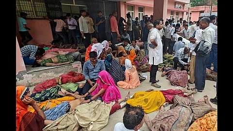 ഹത്രസ് ദുരന്തം: കുറ്റപത്രത്തിൽ ആൾദൈവത്തിൻ്റെ പേരില്ല ,11 പേർ പ്രതികൾ