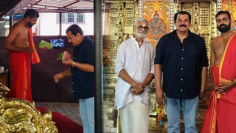 മുകേഷ് ചെർപ്പുളശ്ശേരി തൃക്കടീരി ദുർഗാ ഭഗവതി ക്ഷേത്രത്തിൽ ദർശനം നടത്തി