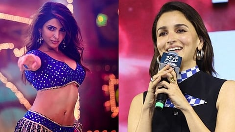 'ഊ ആണ്ടവ' പാടി ആലിയ ഭട്ട്; ഒപ്പം സമാന്തയും