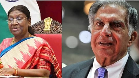 നൈതികത കൊണ്ട് മികച്ച മാതൃക സൃഷ്ടിച്ച വ്യക്തി;
രത്തൻ ടാറ്റയെ അനുസ്മരിച്ച് രാഷ്ട്രപതി ദ്രൗപതി മുർമു