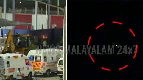 സാങ്കേതിക തകരാറിനെ തുടർന്ന് വിമാനം ഇറക്കാനാകുന്നില്ല; തിരുച്ചിറപ്പള്ളി വിമാനത്താവളത്തിൽ അടിയന്തരാവസ്ഥ, ഇടിച്ചിറക്കാൻ ശ്രമം