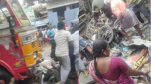 തമിഴ്നാട്ടില് നിയന്ത്രണം വിട്ട ലോറി ഇഡ്ഡലി കടയിലേക്ക് പാഞ്ഞുകയറി മലയാളി മരിച്ചു