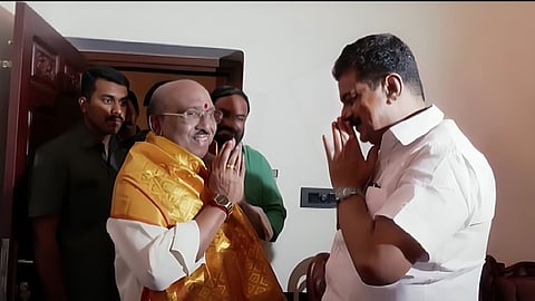 'അൻവറിന്റെ വിശ്വാസം അൻവറിനെ രക്ഷിക്കട്ടെ'; വെള്ളാപ്പള്ളിയെ കാണാനെത്തി പി.വി അന്വര്