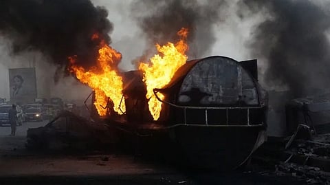 നൈജീരിയയിൽ ഇന്ധന ടാങ്കർ പൊട്ടിത്തെറിച്ചുണ്ടായ അപകടം; മരണസംഖ്യ 153 ആയി