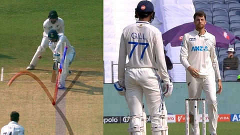 ഇന്ത്യയെ കറക്കി വീഴ്ത്തി സാൻ്റ്നർ, 156ന് പുറത്ത്; 103 റൺസ് ലീഡ് വഴങ്ങി