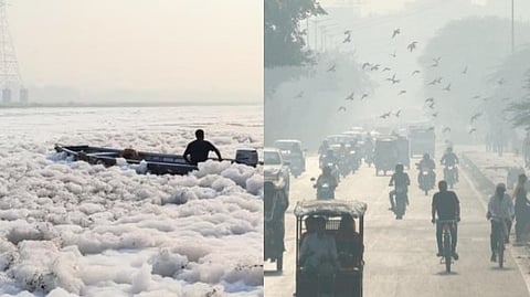 അന്തരീക്ഷ മലിനീകരണവും ജലക്ഷാമവും രൂക്ഷം; ഡൽഹിയിൽ ജനജീവിതം പ്രതിസന്ധിയിൽ, ദീപാവലിക്ക് നിയന്ത്രണങ്ങൾ ഏറെ