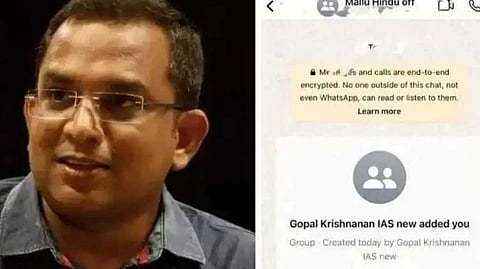 മല്ലു ഹിന്ദു വാട്സ്ആപ്പ് ഗ്രൂപ്പ് വിവാദം: ഹാക്കിങ് കണ്ടെത്താനായില്ലെന്ന റിപ്പോർട്ട് ഡിജിപി സർക്കാരിന് കൈമാറും