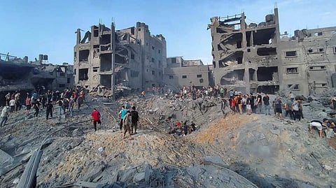 ജബാലിയ അഭയാർഥി ക്യാംപിനു നേരെ വീണ്ടും ഇസ്രയേല് ആക്രമണം; 13 കുട്ടികളടക്കം 33 പേർ കൊല്ലപ്പെട്ടു